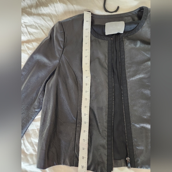 Jason Wu Leather Lambskin Jacket, Size 8 - Picture 6 of 10